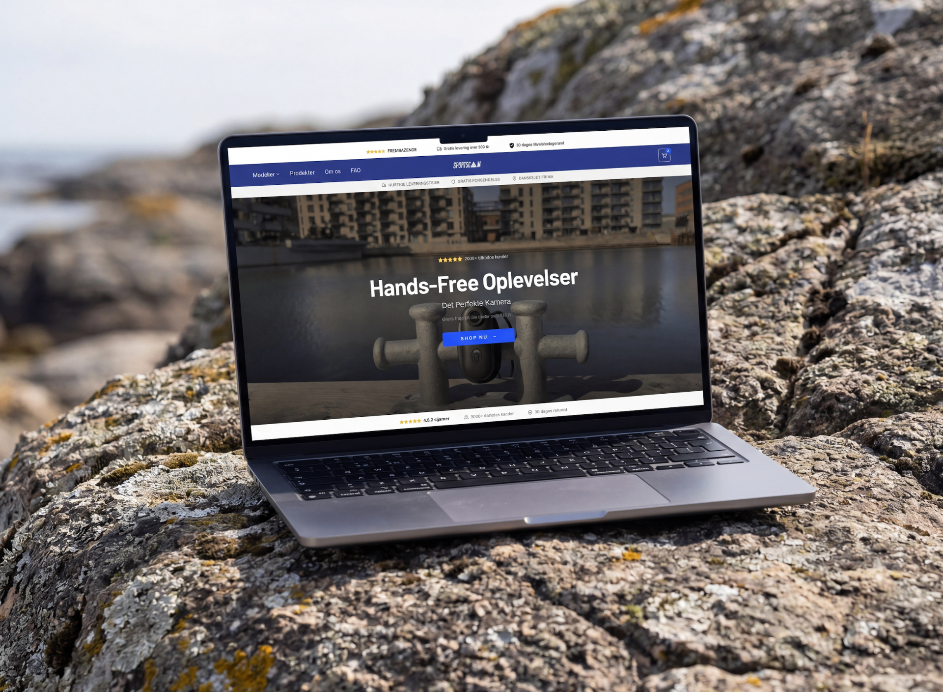 SportsCam online store homepage